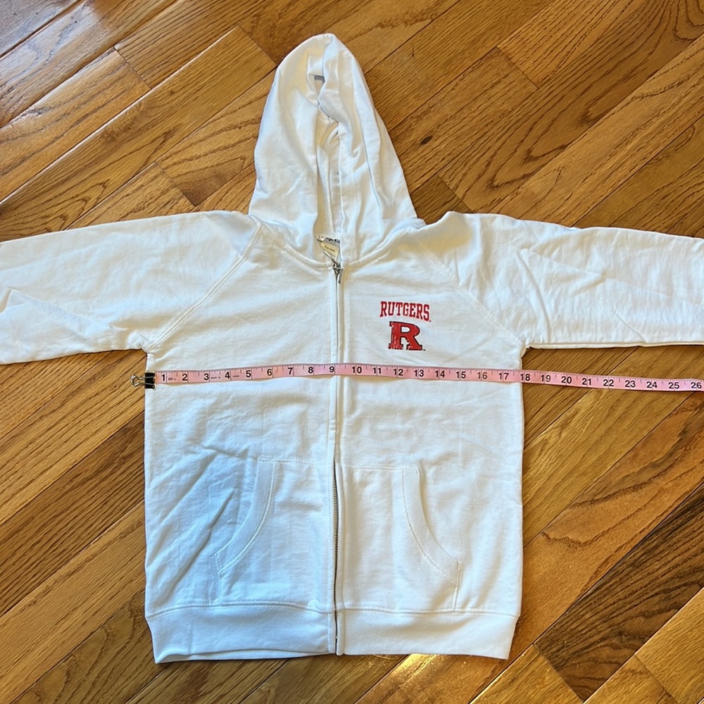 White Rutgers zip up - Picture 4 of 6